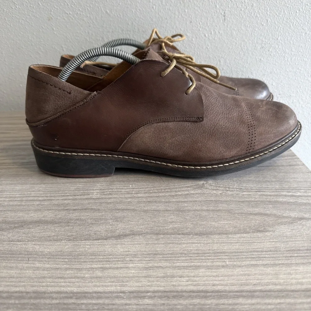 Olukai Brown Walino M 10257 SASA Men's Oxford Leather Dress Shoes Sz 12